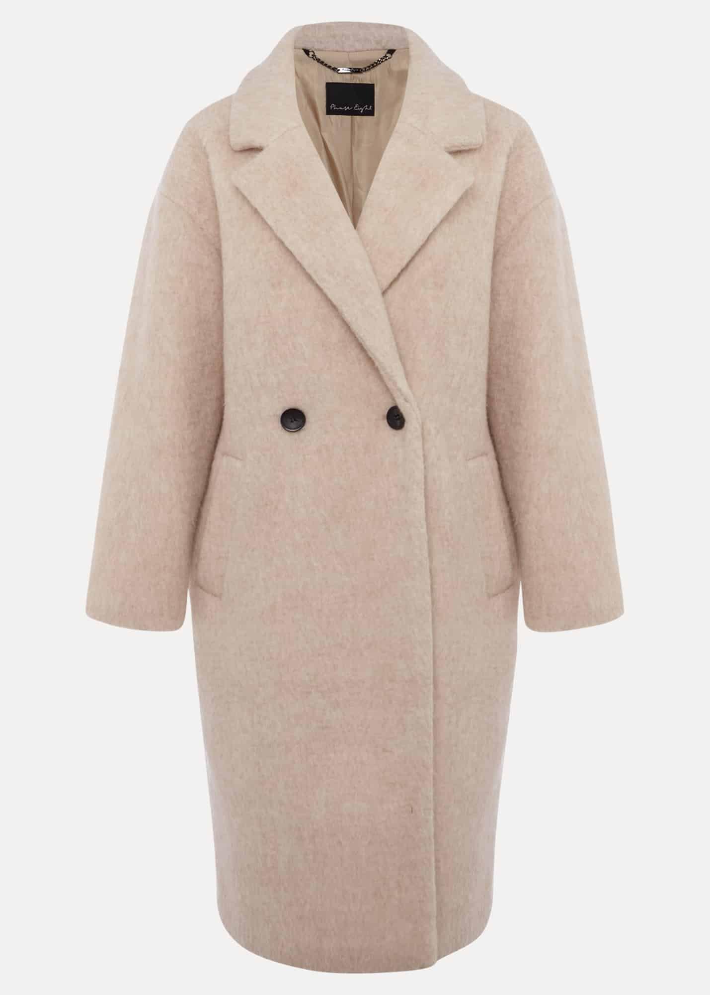 Quinn Textured Cocoon Coat