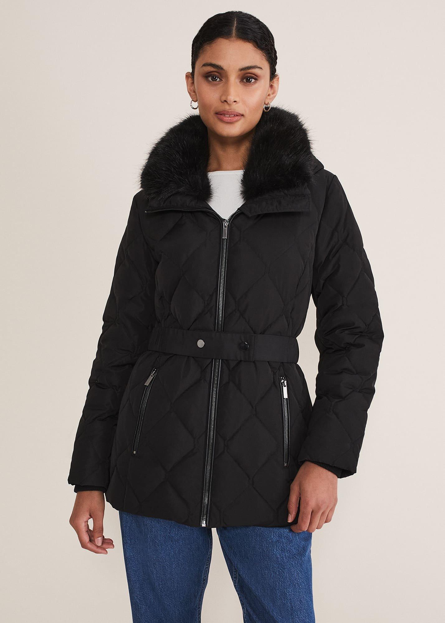 Kia Popper Belted Short Puffer