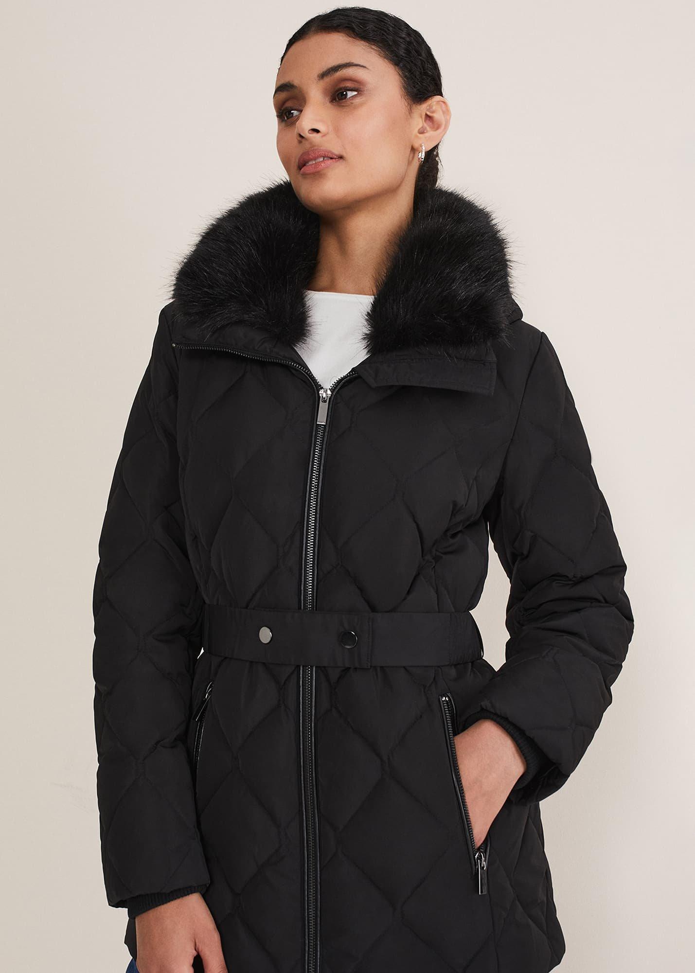 Kia Popper Belted Short Puffer