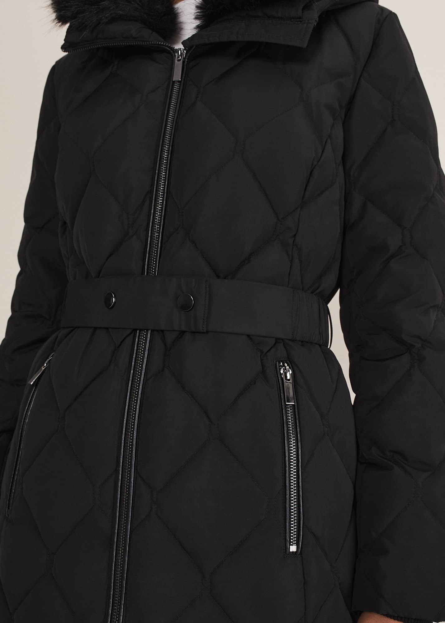 Kia Popper Belted Short Puffer