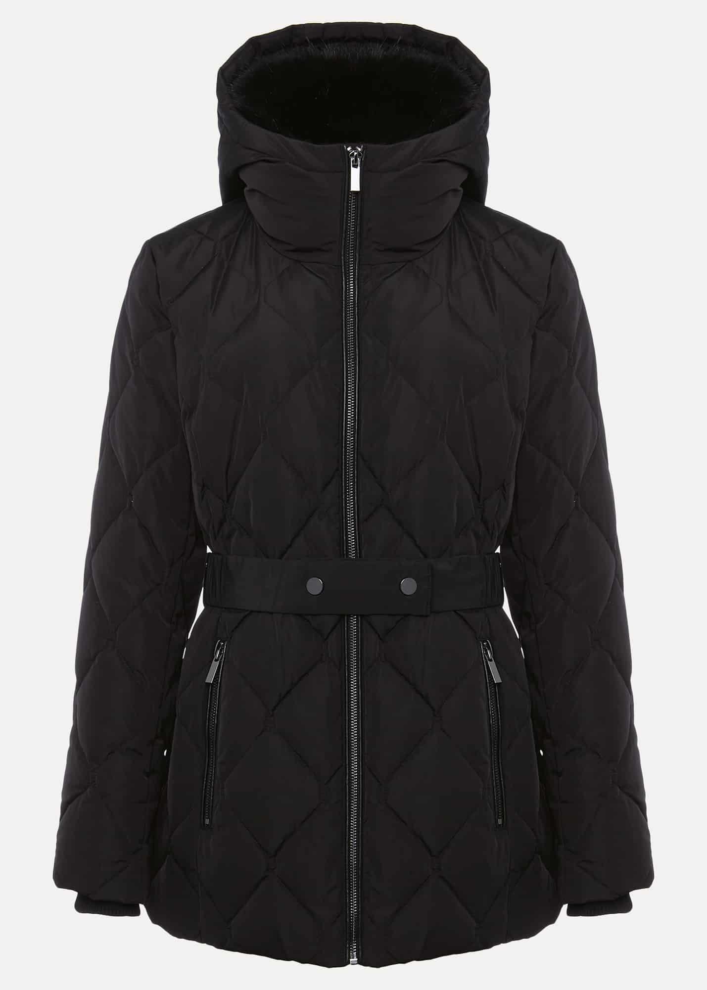 Kia Popper Belted Short Puffer