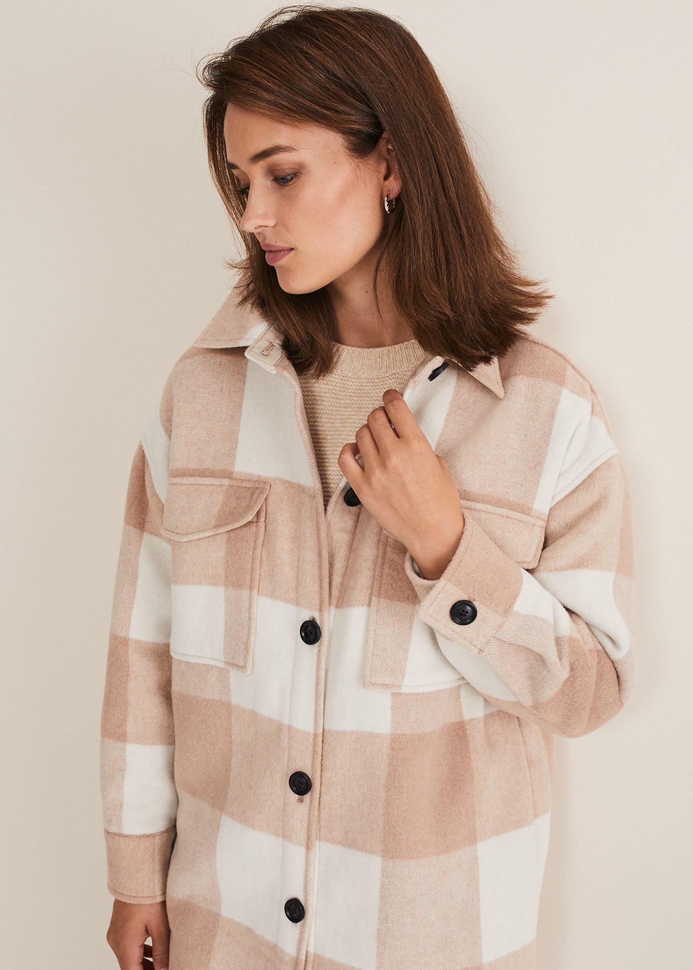 Carla Checked Shacket