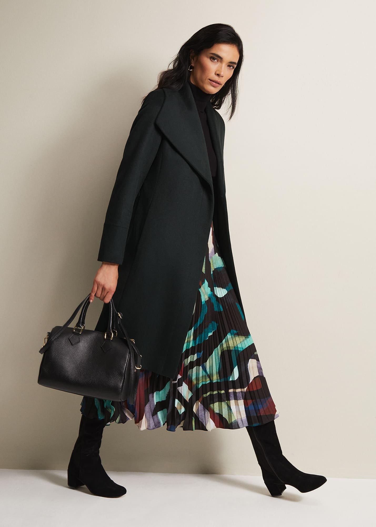 Nicci Belted Wool Coat