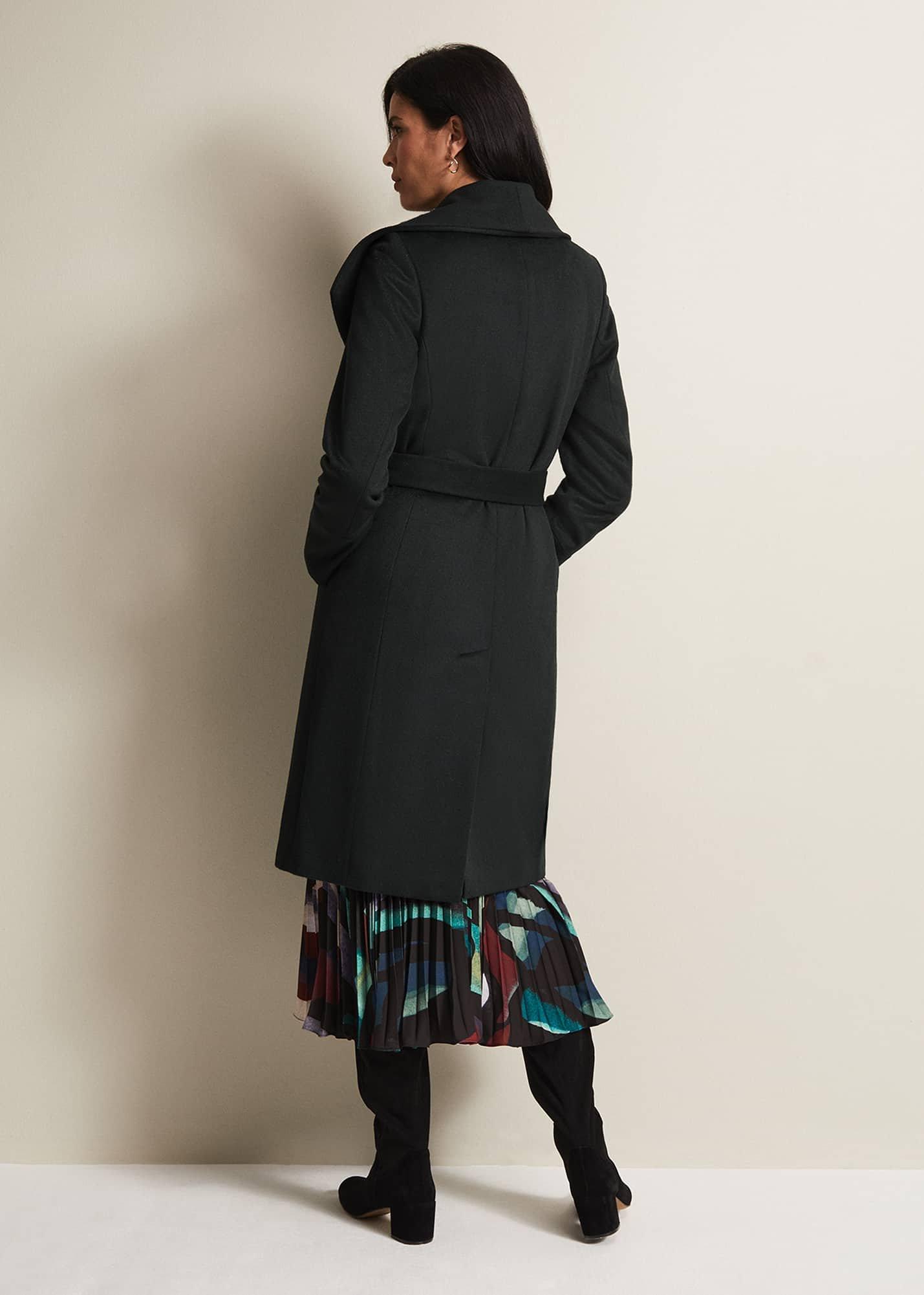 Nicci Belted Wool Coat