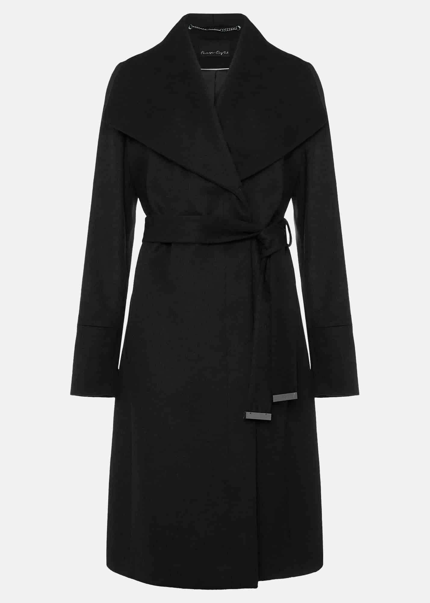 Nicci Dark Green Wool Smart Coat