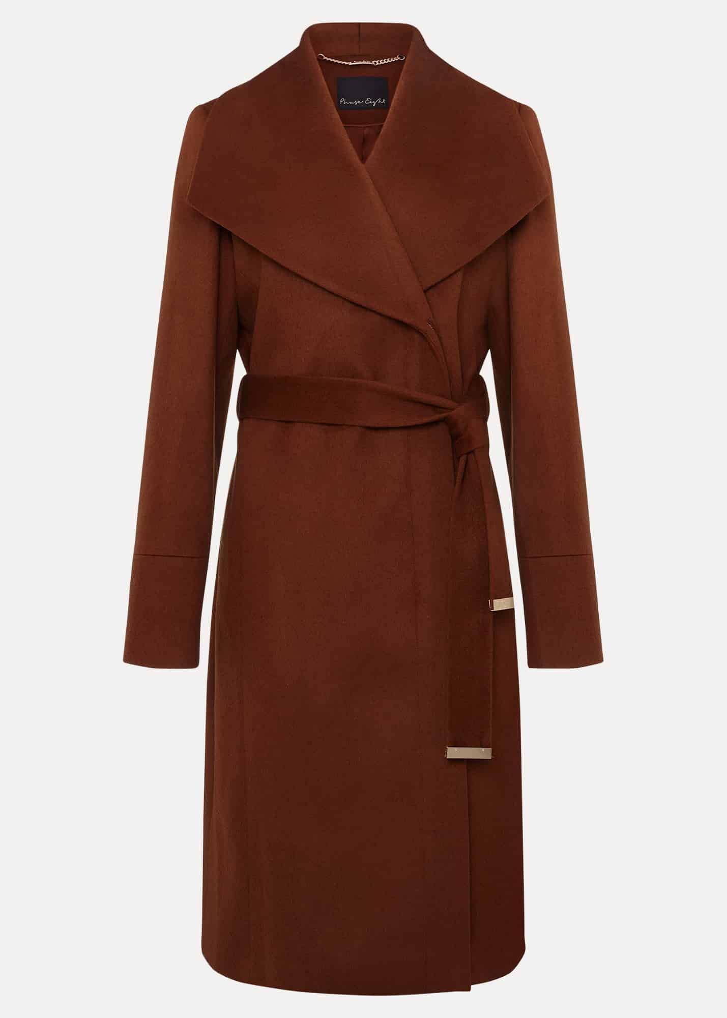 Nicci Tan Wool Smart Coat