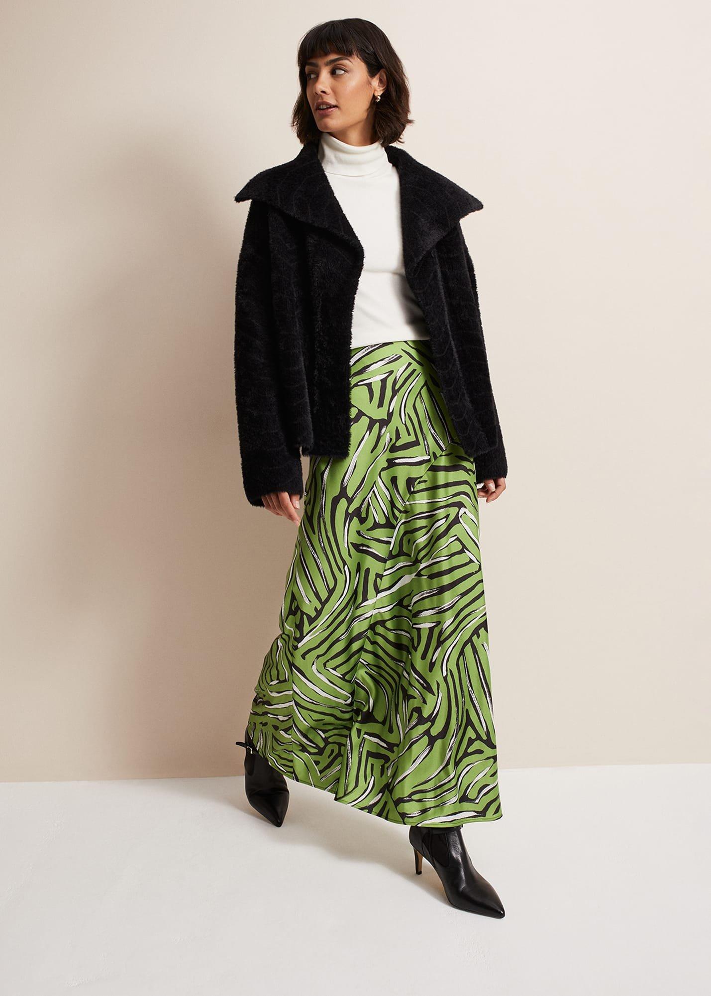 Lucy Black Faux Fur Jacket