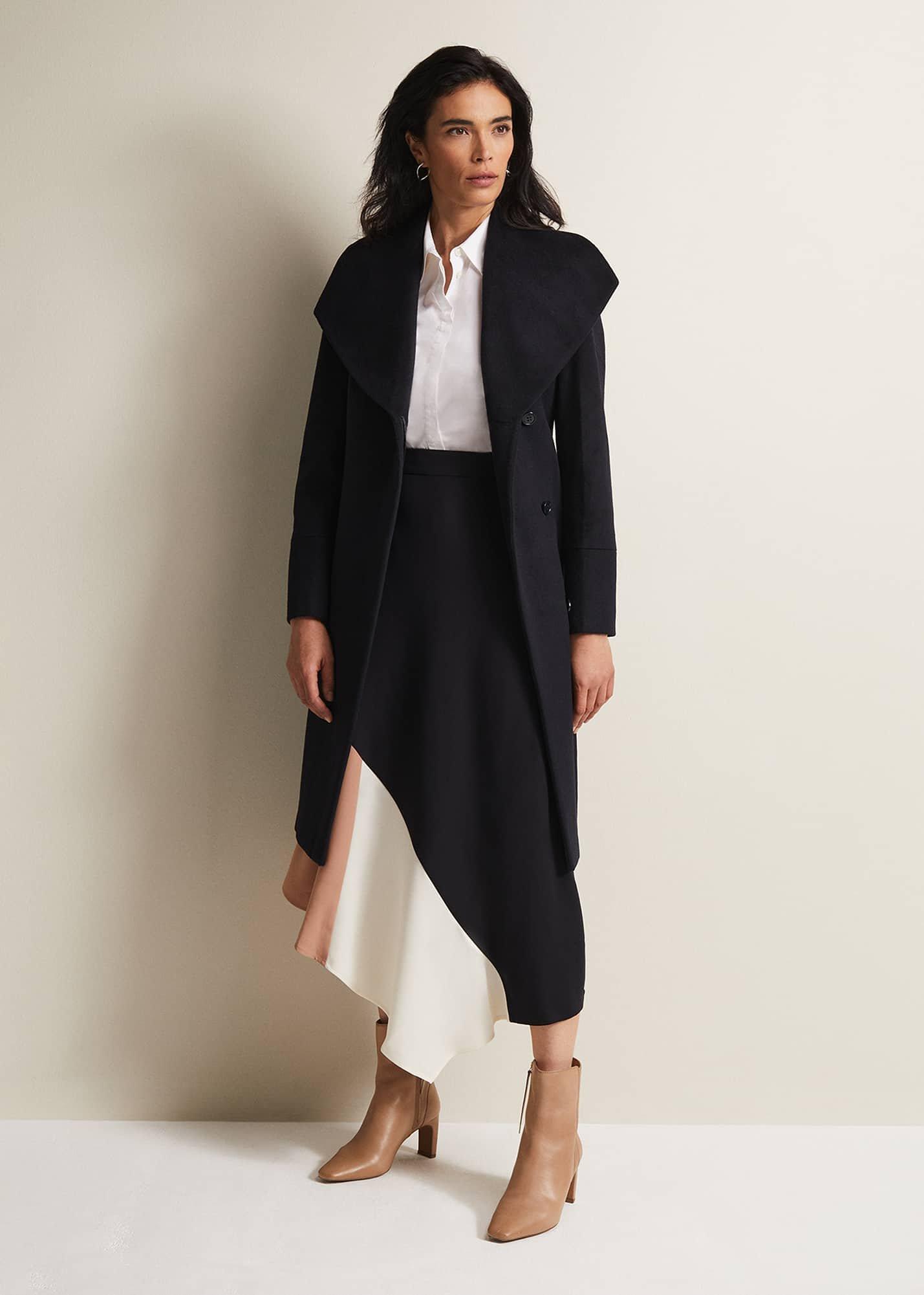 Nicci Belted Wool Coat