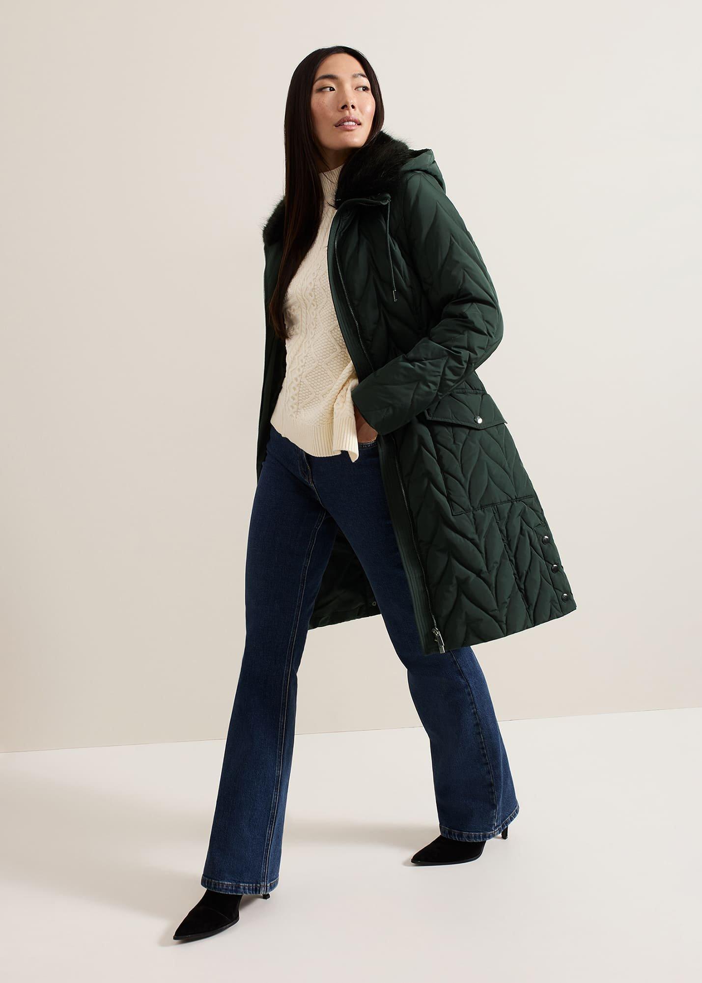 Hollie Midi Quilted Puffer