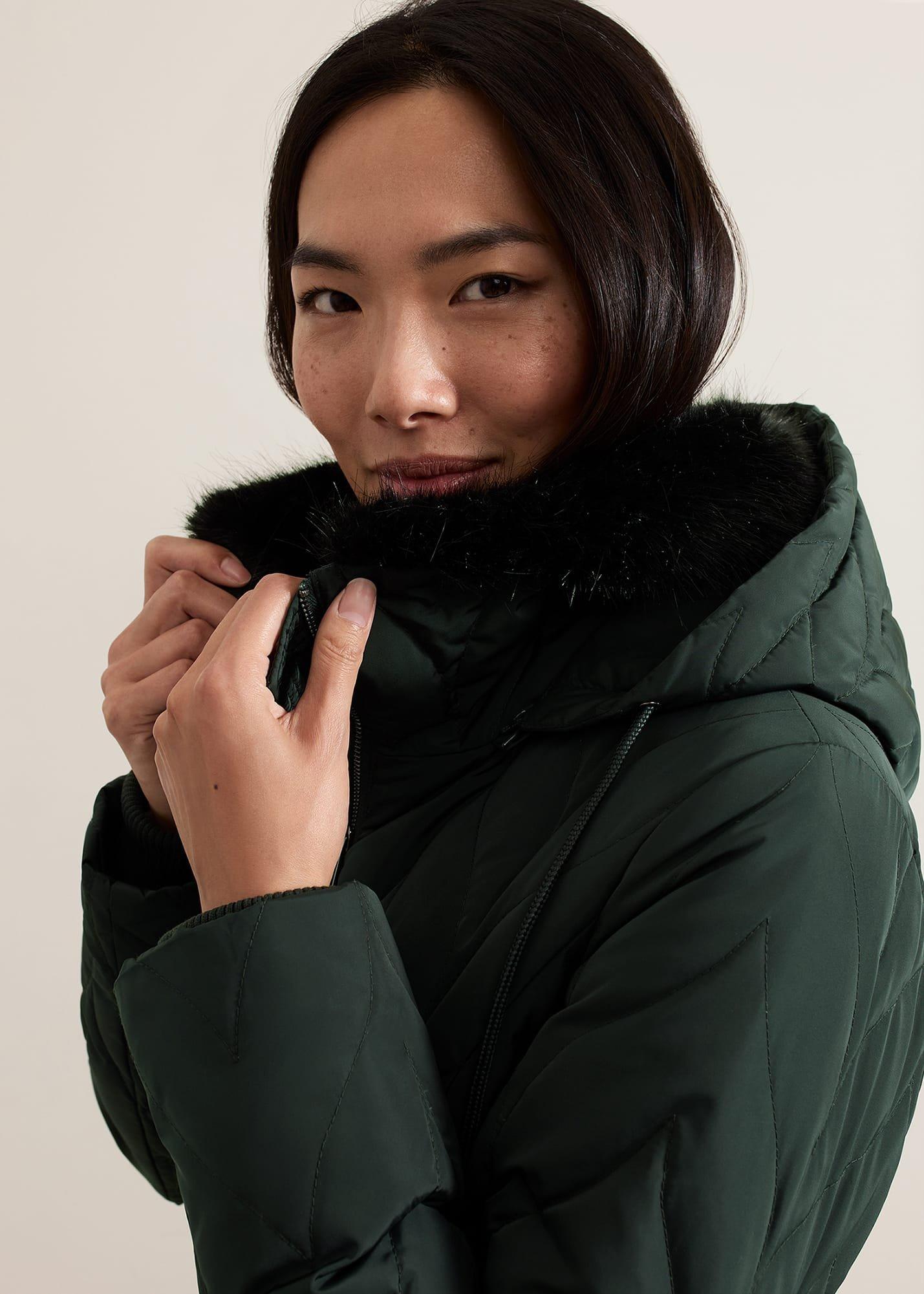 Hollie Midi Quilted Puffer