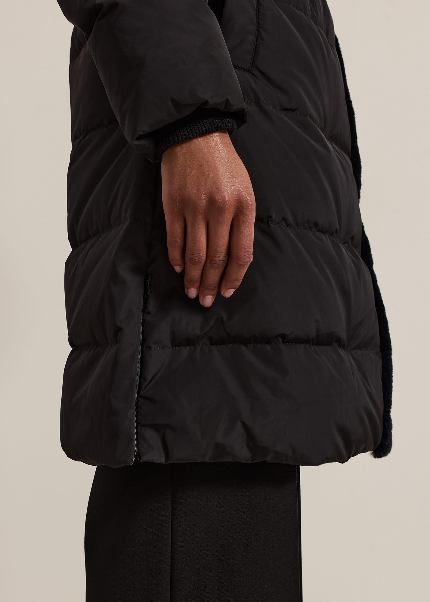 Kim Midi Fur Collar Puffer Coat