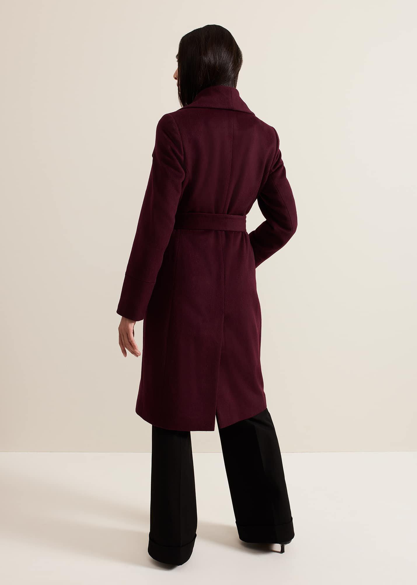 ${product-id}-Nicci Belted Wool Coat-Burgundy-${view-type}