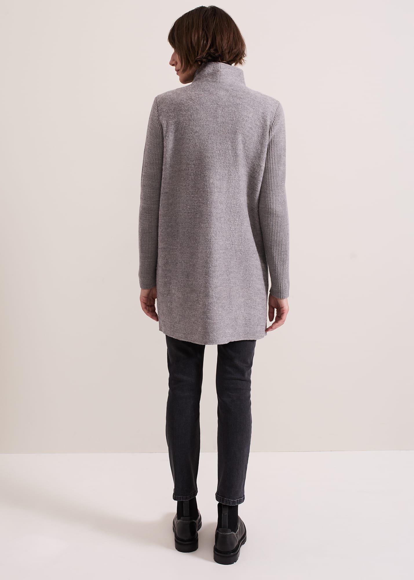 Byanca Zip Knit Coat