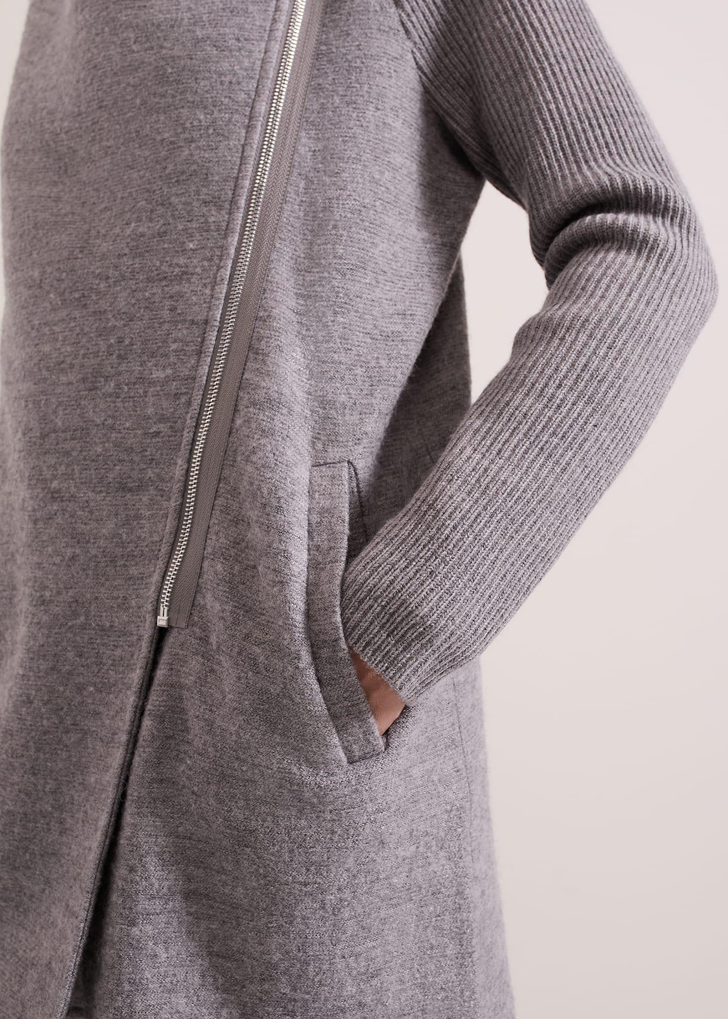 ${product-id}-Byanca Zip Knit Coat-Grey Marl-${view-type}