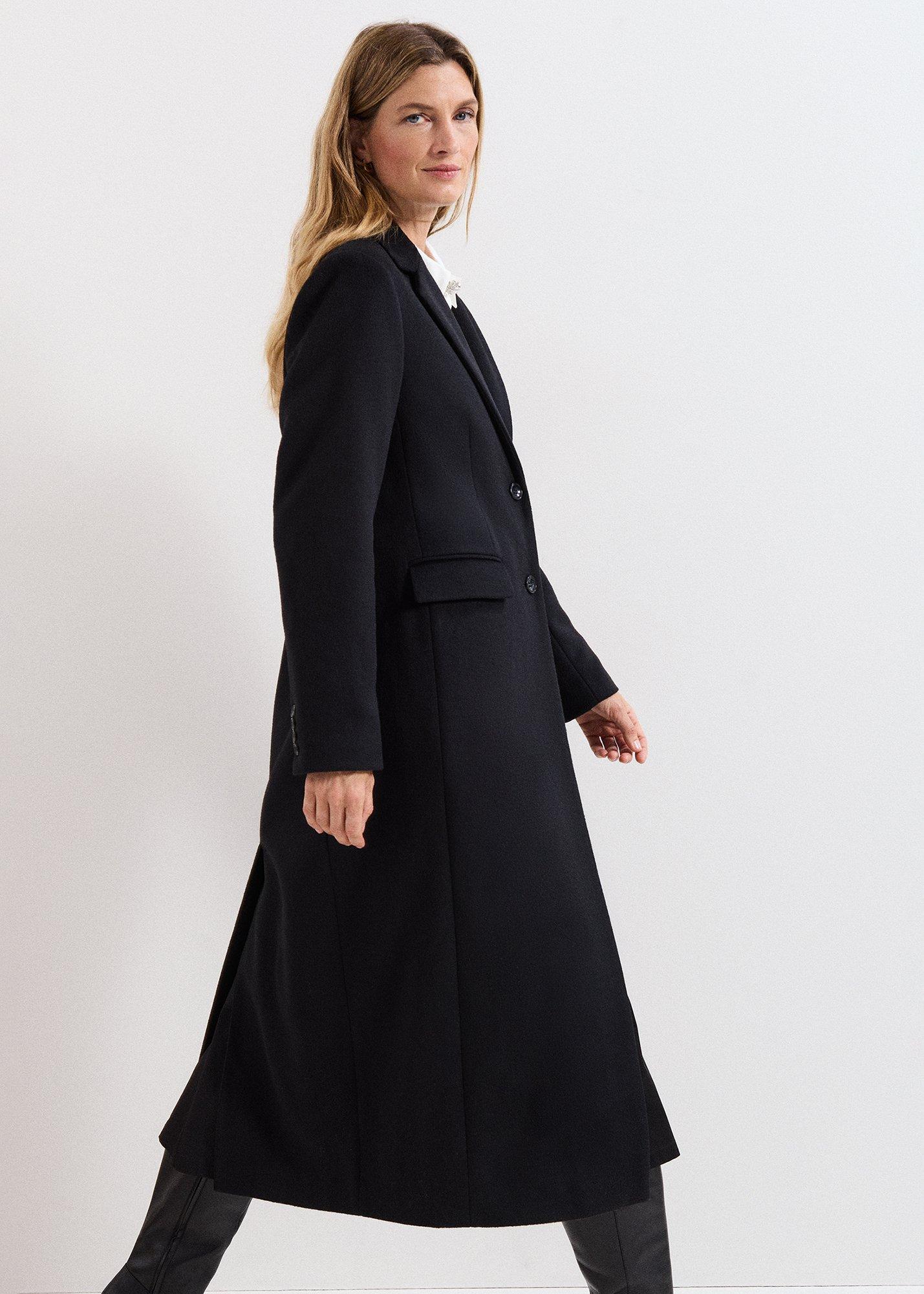 Petite Lydia Long Wool Coat