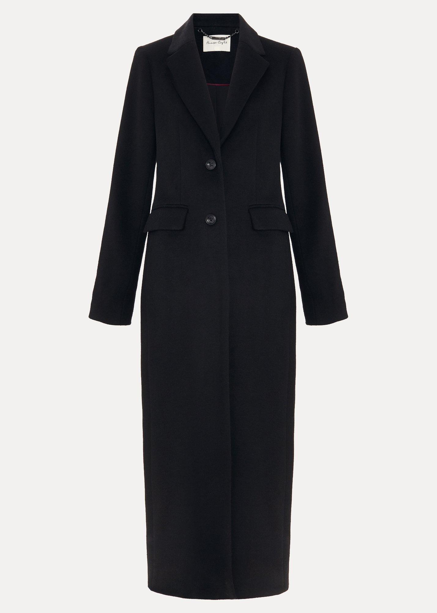 Petite Lydia Long Wool Coat