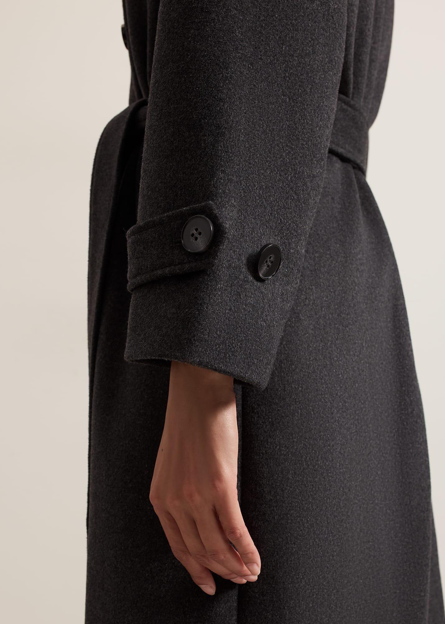 ${product-id}-Paloma Funnel Neck Wool Smart Coat-Grey-${view-type}