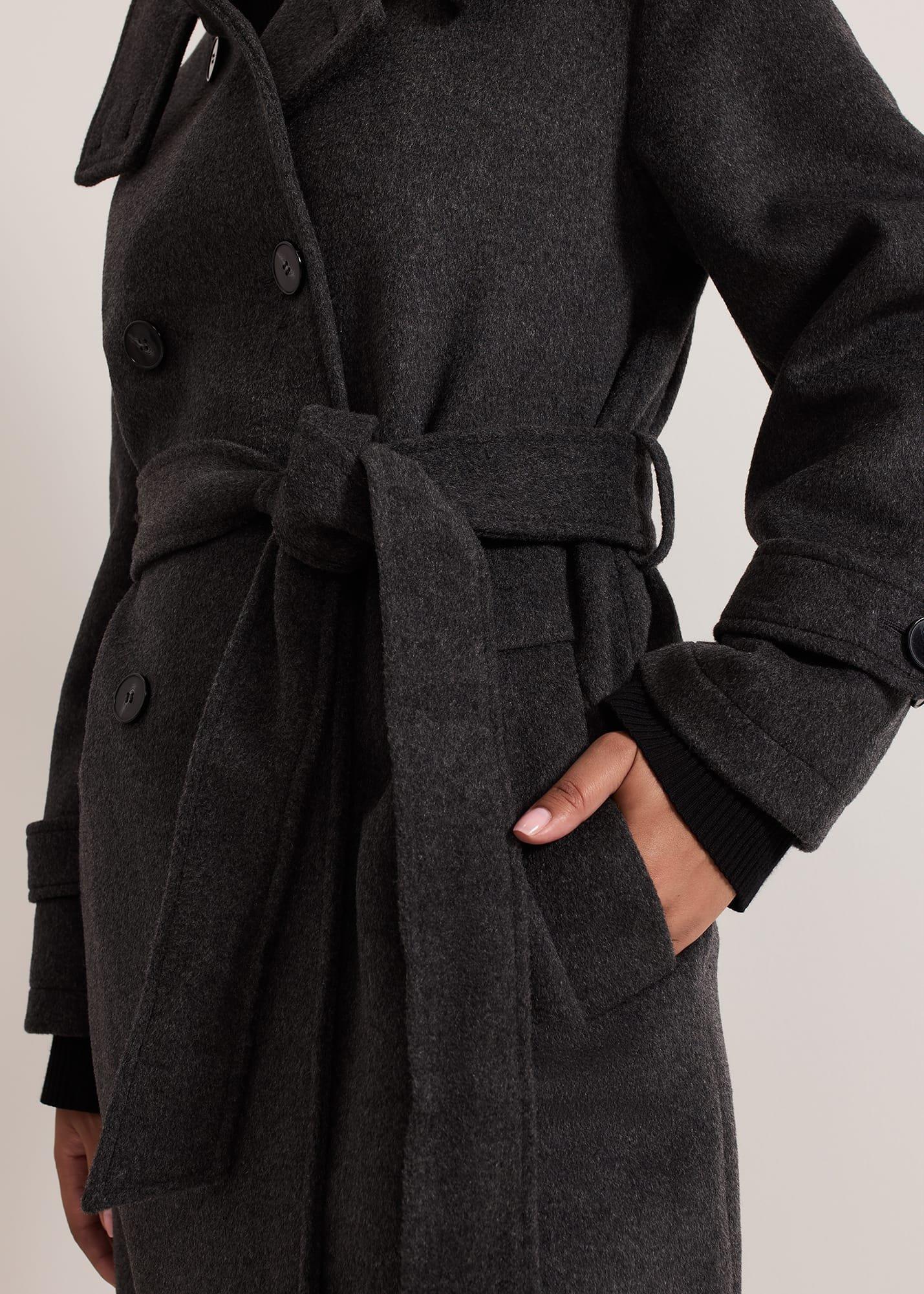 ${product-id}-Petite Paloma Funnel Neck Wool Coat-Grey-${view-type}