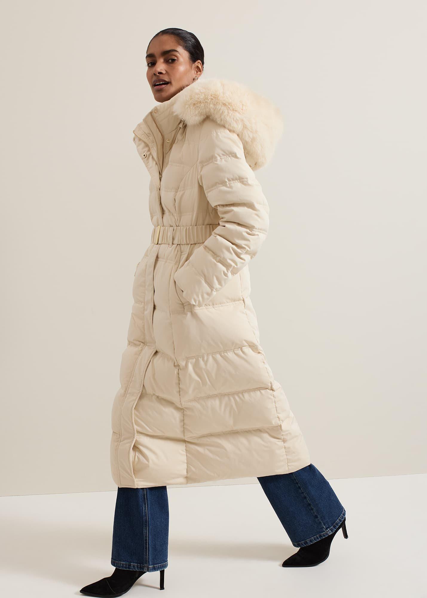${product-id}-Dixie Long Fur Hood Puffer-Ivory-${view-type}
