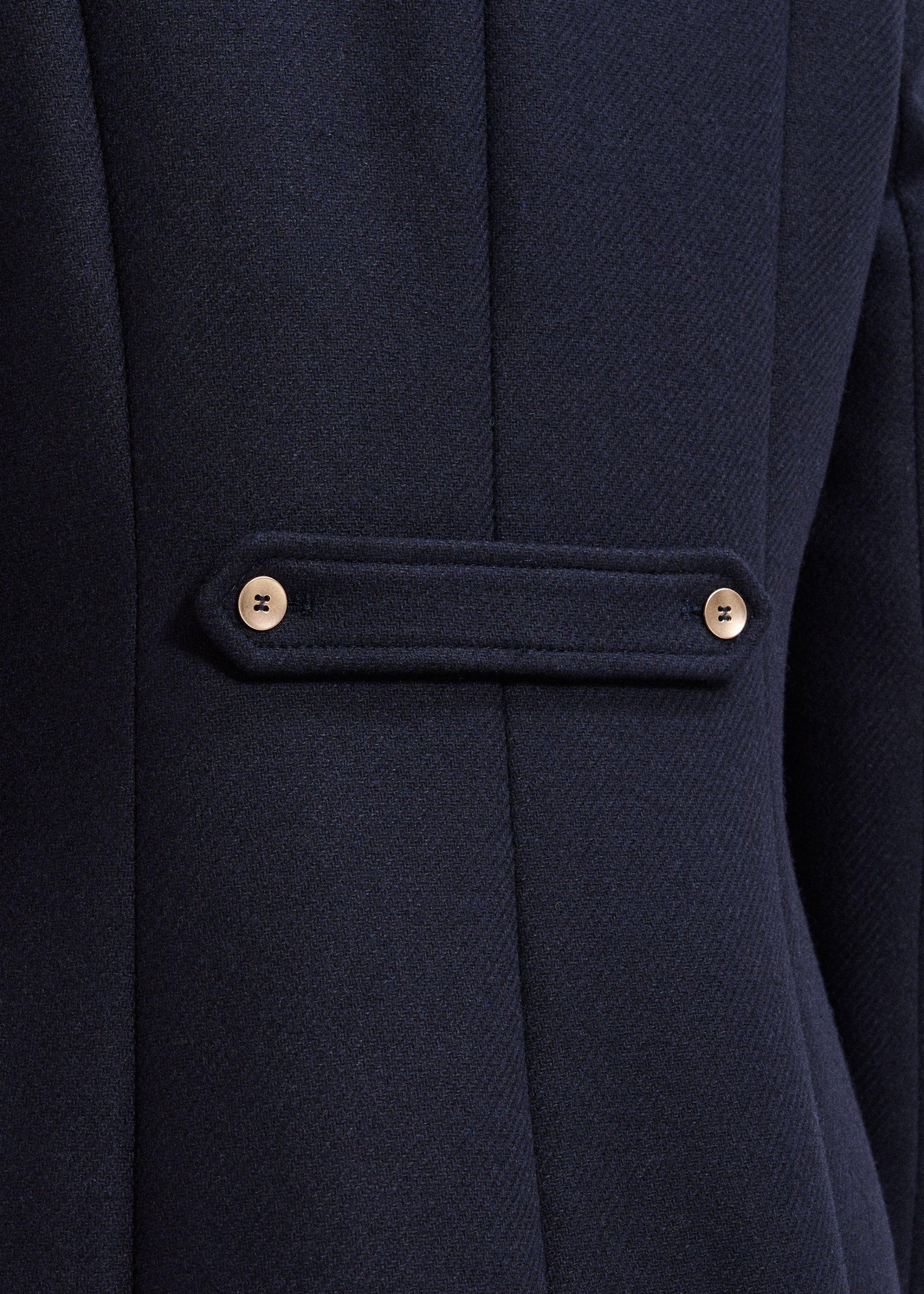 Aurelie Wool Peacoat
