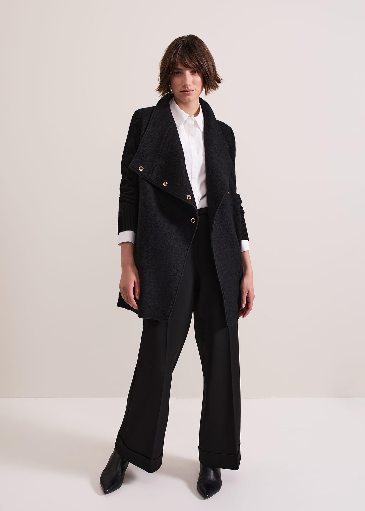 ${product-id}-Lea Popper Knit Coat-Black-${view-type}