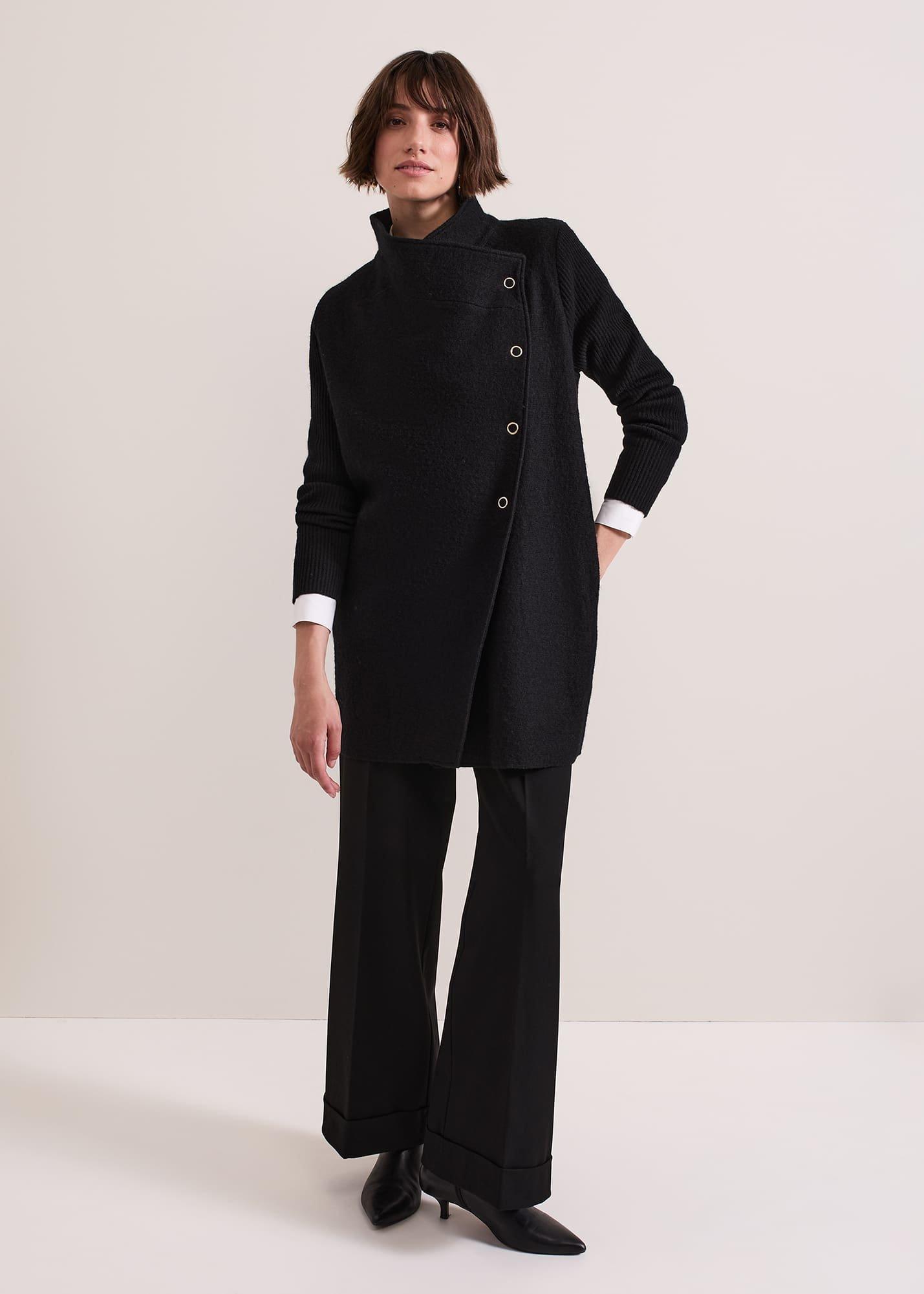 ${product-id}-Lea Popper Knit Coat-Black-${view-type}