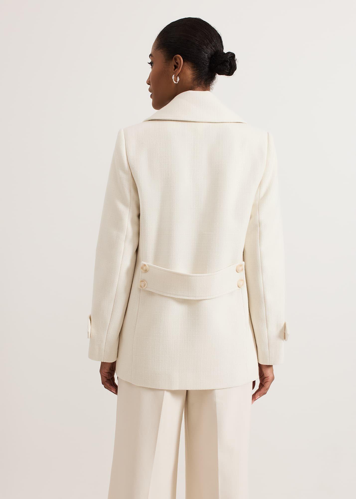 Amelie Ivory Short Peacoat