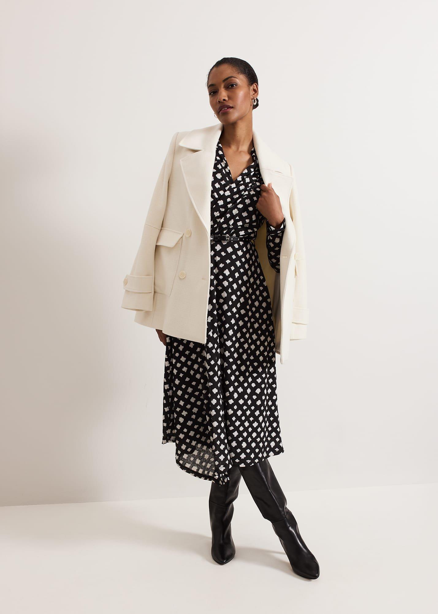 Amelie Ivory Short Peacoat