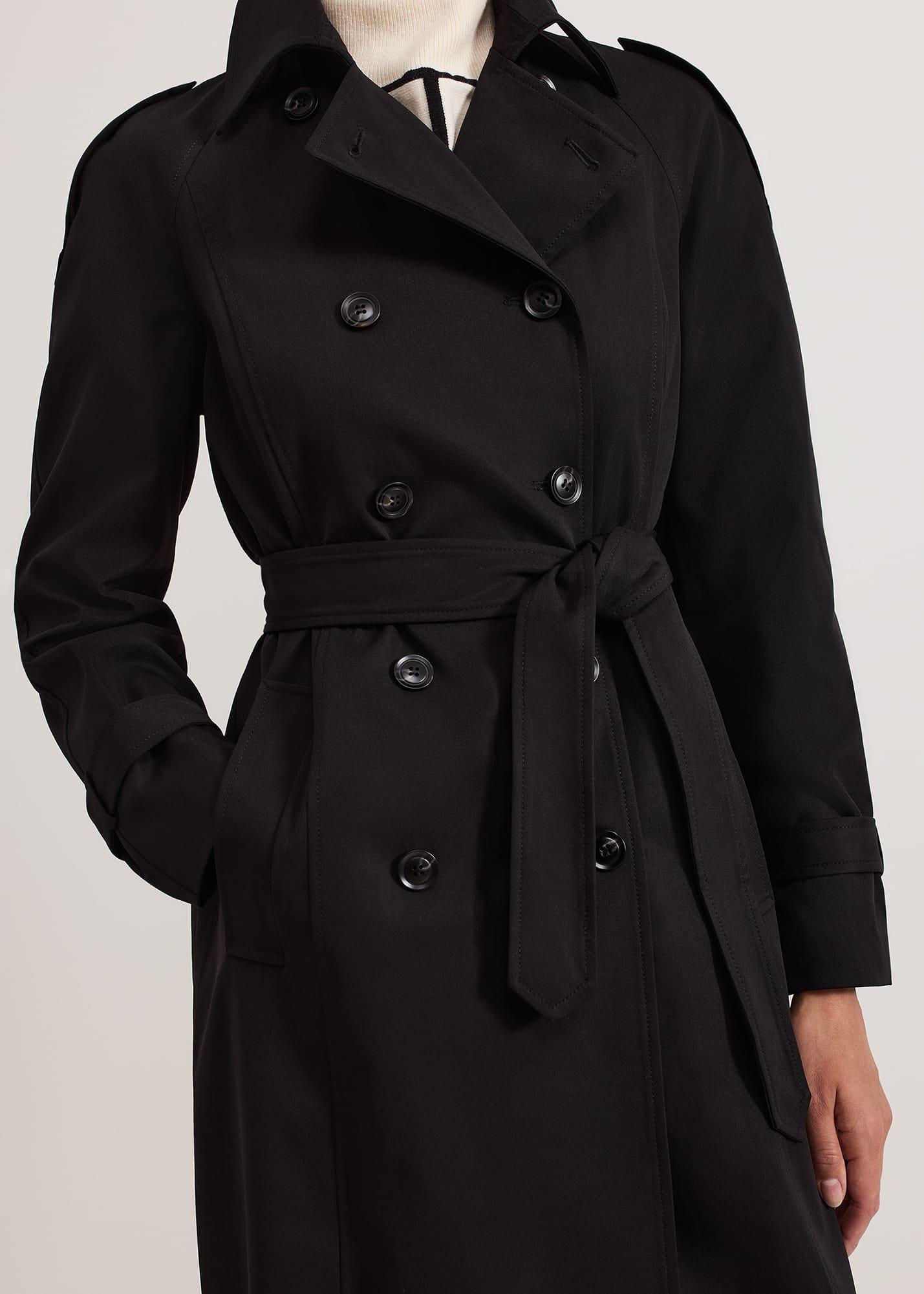 Avalie Neutral Collar Detail Trench Coat