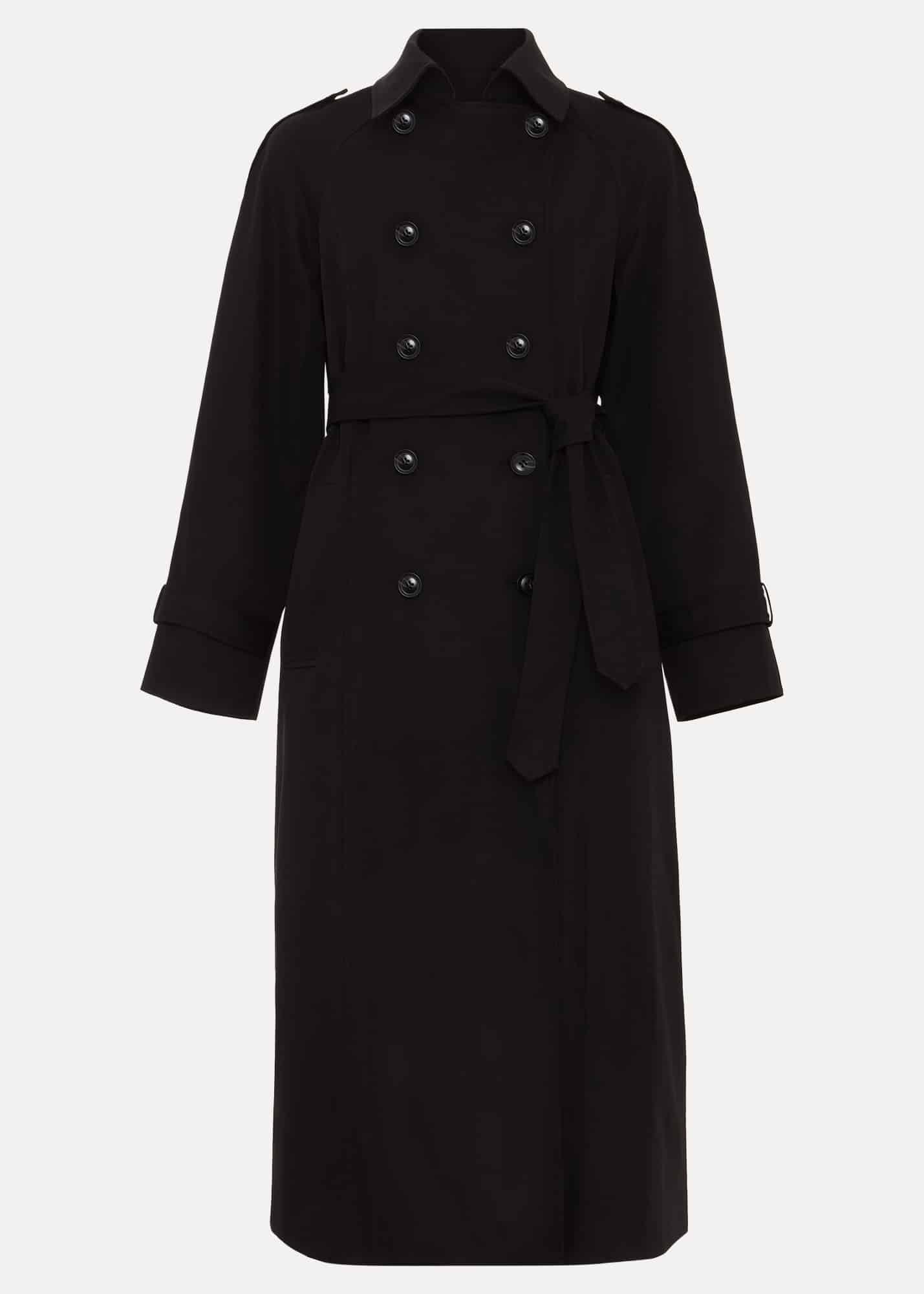Avalie Petite Neutral Trench Coat